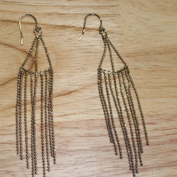 Chain Dangle Earrings - Picture 1 of 5